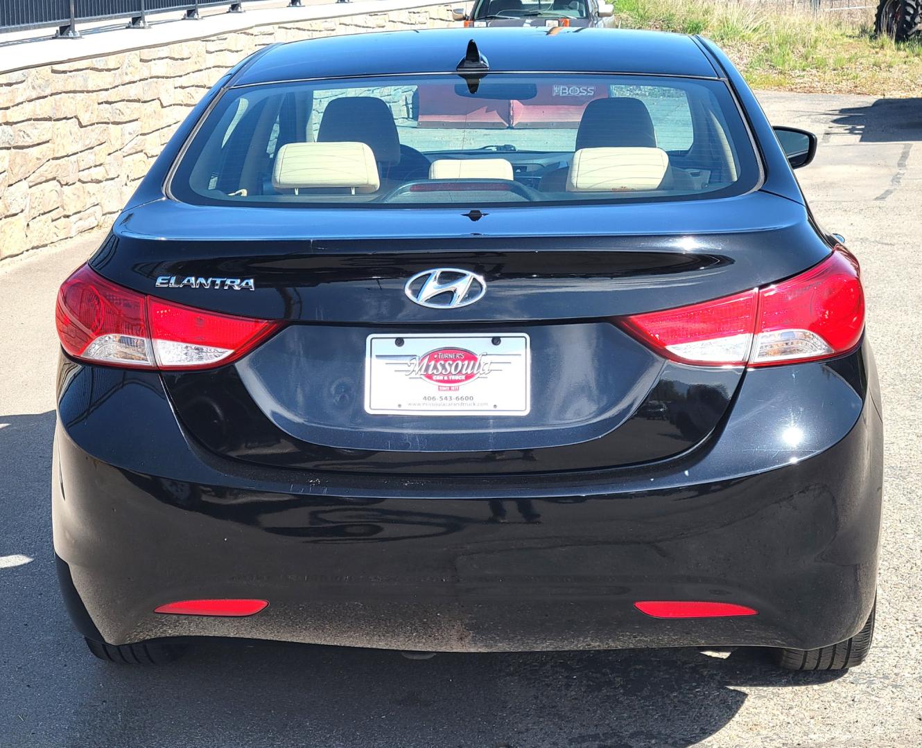 2013 Black /Tan Hyundai Elantra GLS (KMHDH4AE8DU) with an 1.8L I4 engine, 6 Speed Auto transmission, located at 450 N Russell, Missoula, MT, 59801, (406) 543-6600, 46.874496, -114.017433 - Low Mile Front Wheel Drive Sedan. One Owner. Excellent Fuel Economy. 1.8L I4 Engine. 6 Speed Automatic Transmission. AirConditioning. Power Windows and Locks. Bluetooth. - Photo#2